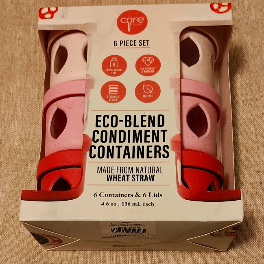 Core Eco-Blend Condiment Containers Set